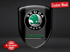 Skoda Autoemblem Hochwertig Professionell Anpassbar